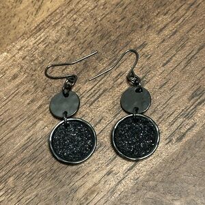 Elegant Black Dangle Earrings